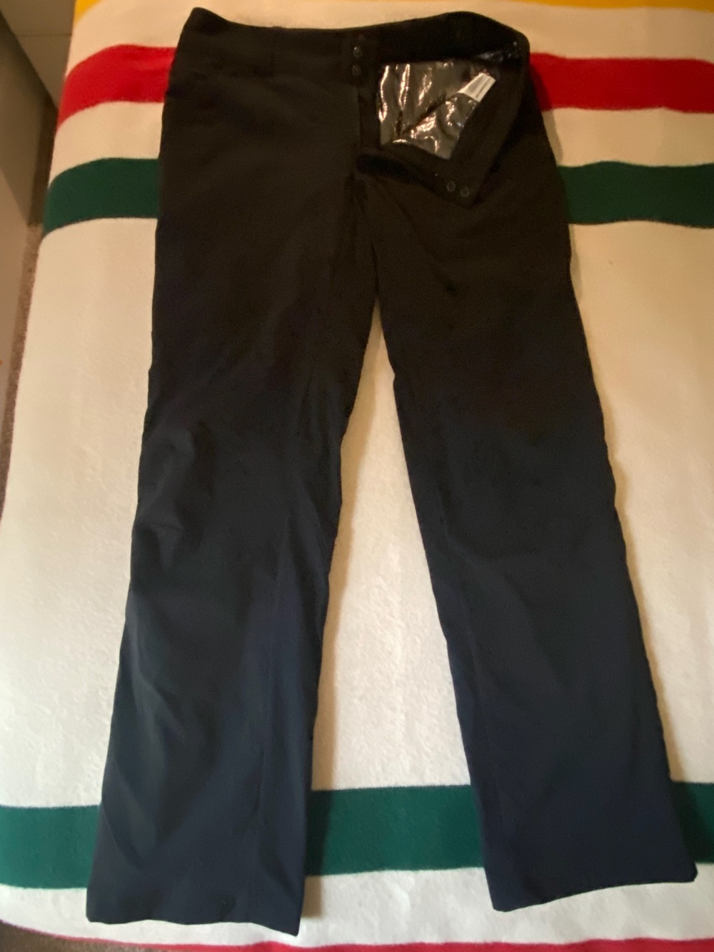 Columbia Sportswear Omni-Heat Black Straight-Leg Lined Athletic Pants - Wmns 8